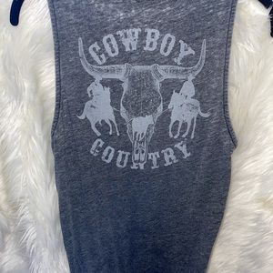 Dark grey tank top size small